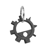 Lixada EDCギアアウトドア多機能オクトパスツールステンレススチールドライバーヘッドCarryポータブル自転車修理機器キーリングキーチェーンポケットMini