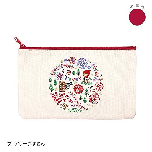フェアリーテイル マスクポーチ Fairy Tale Petit Fleur プチフルール 可愛い 刺繍 プリンセス おとぎ話 仕切り マスク入れ フェアリー赤ずきん の最安値と通販店 取扱店なし サープラ