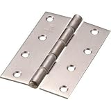 トラスコ中山:TRUSCO ステンレス製厚口蝶番 ナイロンリング入 全長102mm ST-888NR-102HL 型式:ST-888NR-102HL（1セット:4個入）