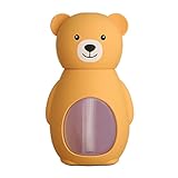 Vosarea 加湿器　空気清浄機　超音波　アロマディフューザー　ミニ　USB　夜間照明　萌えベア　家庭、オフィス、車、寝室、リビングルーム用（クレイバンク）