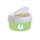 緑点線Seahorseスナックコンテナ