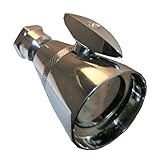 Larsen Supply 08 – 2303 2.5-gpm 2 – 1 / 4インチクロムメッキ真鍮調節可能なシャワーヘッド、 ツイン 08-2303 1