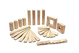 40 Piece Tegu Explorer Magnetic Wooden Block Set Natural [並行輸入品]