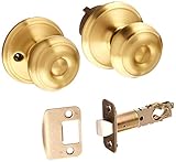 Schlage f10geo Georgian Passageロック、サテン真鍮
