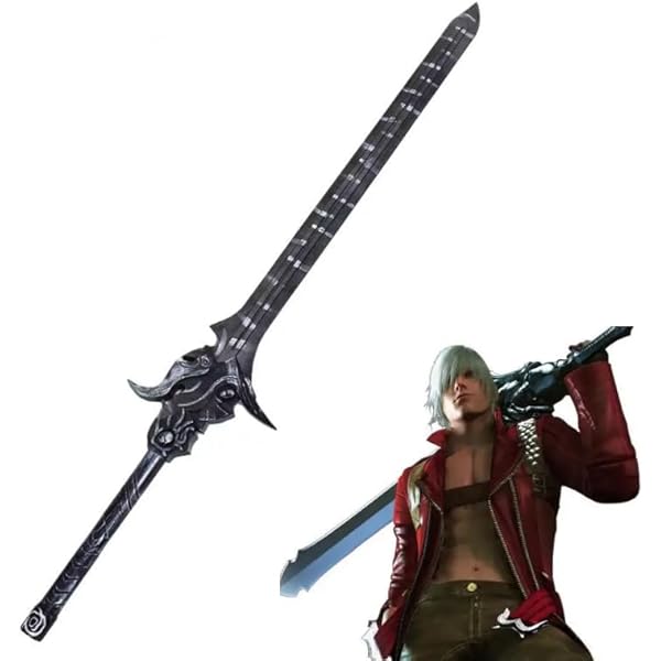 DMC デビル メイ クライ ダンテ 魔剣リベリオン 金属製 模造刀 西洋剣 DMC デビル メイ クライ ダンテ 魔剣リベリオン 金属製 模造刀