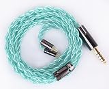 【JSHiFi-Spring】2pin4.4mmリケーブル 銅銀合金＋増強型シールド層設計＋古河銅 4.4mmバランスイヤホンアップグレードケーブル 0.78mmフラット2pinイヤフォン交換ケーブル (2pin4.4mm)