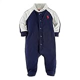 ラルフローレンの子供服　POLO　RALPHLAUREN　ベビー　カバーオール　ロンパース　男の子　７０ｃｍ　 [並行輸入品]
