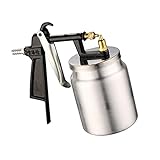 Perfk エアコンプレッサー スプレーガン　重力式　フィード　車用　塗装ガン　500ml　