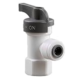 Perfk 高品質　POM材質　1/4インチ　ボールバルブ　インラインタップ　クイックコネクトスイッチ　簡単接続