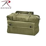 Rothco Mechanics Tool Bag W/ Brass Zipper, Olive Drab [並行輸入品]
