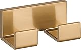 Delta Faucet 77736-CZ Vero Double Robe Hook, Champagne Bronze [並行輸入品]