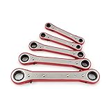 TEKTON 2205 Ratchet Box End Wrench Set, SAE, 5-Piece [並行輸入品]