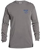 NCAAヴィンテージポスター快適カラー長袖Tシャツ M グレイ