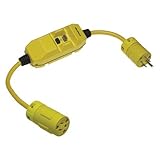 Woodhead 15051-25 Super-Safeway GFCI Plug and Connector, Commercial Duty, NEMA 5-15 Configuration, 1
