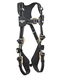 3M DBI-SALA ExoFit NEX 1113336 Full Body Arc Flash Harness, PVC Coated Alum. Back D-Ring, Nomex/Kevl