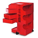 B-LINE（ビーライン）「BOBY WAGON（ボビーワゴン）」3段4トレイ/レッド BOBY34RE