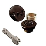 オイルはブロンズTripレバーバスタブDrain Bath領域シャワートリムキットと削除ツール