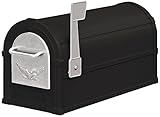 Salsbury Industries 4855E-BLS Eagle Rural Mailbox, Black/Silver Eagle by Salsbury Industries