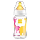 ベビーボトルフィーダーFeeding簡単ラッチニップルfor bottle-fed赤ちゃん新生児赤ちゃんガラスFeeder 240mL with rubber nipple