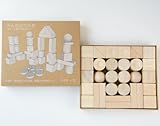 No.203　みんなのつみき　4cmセット　　木のおもちゃ　組木 OSKオガワ精機