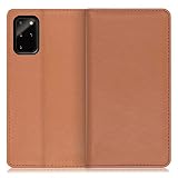 LOOF Royale Galaxy S20+ 5G / SC-52A / SCG02 用 ケース 手帳型 カバー 本革 厳選牛革 ベルト無し カード収納 カードポケット スタンド機能 手帳型ケース スマホケース 高級 シンプル (ブラック)