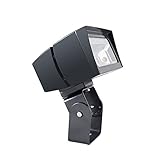 RAB Lighting FFLED52T/D10 FFLED 52W LED Floodlight, 5000 K (Cool) Color Temp, Trunnion Mounted, Dimm