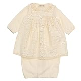 センスオブワンダー(SENSE OF WONDER) オーガニックコットン BASICエプロン付き兼用ドレス [50-70cm] 日本製 春夏(通年タイプ)