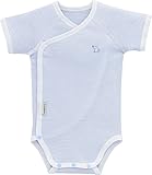 犬印本舗 INUJIRUSHI Baby 日本製 半袖ボディミニ 60cm サックス フライス素材 B156003