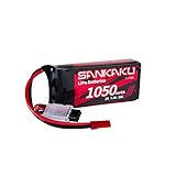 SANKAKU 1050mAh 2S RCリポ電池7.4V 20C ソフトパック 用JSTプラグ付き適用 RC航空機用ドローンヘリコプタークワッドコプターレーシングホビ