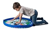 Toy Car Playmat and Storage Bag--Great Play, Storage, Travel Solution For Matchbox & Hotwheels Size 