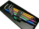 Wera ベラ 面接触 ボールポイント レインボー六角棒レンチセット 950SPKL/9SM