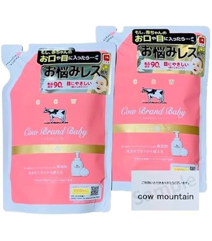 Amazon.co.jp: カウブランドベビー 全身泡ソープ 詰替用 350mL 食品