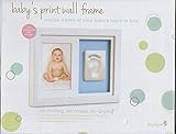 Tiny Ideas Baby's Print Wall Frame; Create a Print of Your Baby's Hand or Foot; Unisex; White by Tin