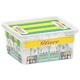 プラスチック収納ボックス XXSサイズ 7個セット Boutique XXS 19.5x16.5x9