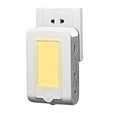 GRDE 4-outlet壁マウント充電器ソケットExtender with Dual USB充電ポート、センサーLEDナイトライトとスロット電話ホルダー( 3.1 a ) SE001