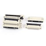 uxcell　フラットケーブルコネクタ　FFC FPCリボンソケットコネクタ プラスチック　金属　0.5mmピッチ　22ピン　10個入り