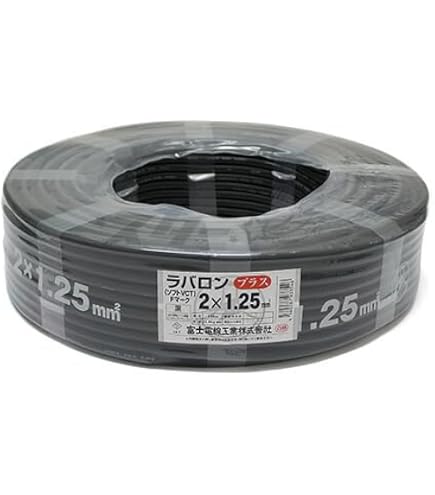 Amazon | フジクラ 5D-2V (5D2V) 同軸ケーブル 100m 1巻 灰 KH | 同軸