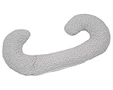 Motherhood Cover for the Sleepy-C Maternity Support and Side Sleeper Pillow (Grey Classics) by Mothe