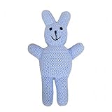 Estella Baby Rattle Toy, Straight Bunny, Blue [並行輸入品]