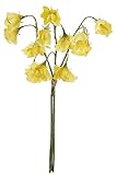 asca 造花 スイートピー×12 (1束3本) 花径3~4.5cm イエロー A-32815-010