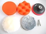 MSP カー ポリッシャー スポンジ パフ セット ポリッシング 電動 車 洗浄 直径10cm