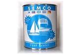 Semco チーク材シーラー 耐水性 木材用 シーリング材 保護剤 (1ガロン入りで色はクラシックブラウン) Gallon