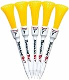 トルネード ティー ゴルフ 5 Pack Tornado Tee 3.25インチ 4インチ 蛍光 カラー (ネオンイエロー, 3.25 in) [並行輸入品]
