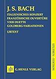 J.S.バッハ: イタリア協奏曲他/原典版/ヘンレ社/中型スタディ・スコア