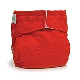 Bumkins Stuff It Cloth Diaper with 2 Minky Inserts, Red by Bumkins