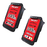 BC-345XLブラック対応 + BC-346XLカラー対応(２個セット)大容量 日本製リサイクルインクカートリッジ(リジェット) キヤノン用 ２年保証付 (ブラック１本 ＋ カラー１本)