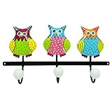 子供部屋Décorativeコートホルダーフック壁飾りアイアン壁ラックハンガーオーガナイザー 12.5" X 6.5" Inches