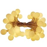 Blinngo LED Globe String Lights, 40LED 13ft Portable Battery Powered Fairy Lights, Decor Rope Lights