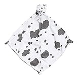 Angel Dear Pair and A Spare 3-Piece Blanket Set, White Cow with Grey Spots [並行輸入品]