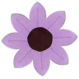 Lutents ベビーバス 沐浴マット おむつ替えマット プレイマット　枕　花柄　ひまわり　柔らかい　可愛い　風呂楽しい　カラフル　男の子　女の子 パープル 七色入